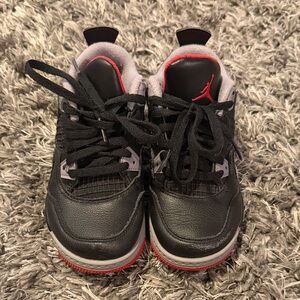 Kid Jordan Bred 4s-Size 11.5